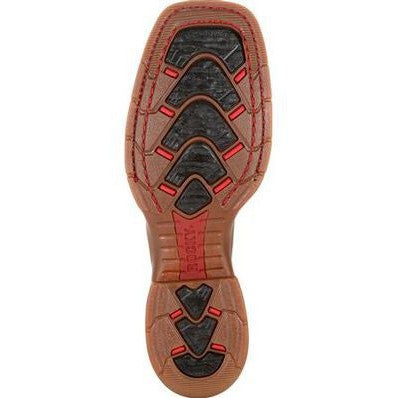 Rocky Men's Long Range 11" Square Toe Waterproof Western Boot -Brown- RKW0278 - Overlook Boots