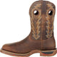 Rocky Men's Long Range 11" Square Toe Waterproof Western Boot -Brown- RKW0278 - Overlook Boots