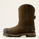 Ariat Men's Stump Jumper BOA Composite Toe Waterproof Wellington Work Boot - Iron Coffee - 10048061 7 / Medium / Brown - Overlook Boots