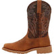 Rocky Monocrepe Bota Vaquera para Hombre, 12 Pulgadas, Impermeable, Punta de Acero - Tobacco - RKW0431 - Imagen 3