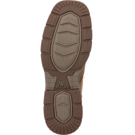 Rocky Men's Ride LTE 5.5" Waterproof Alloy Toe Western Work Boot - Brown - RKW0478 - Overlook Boots