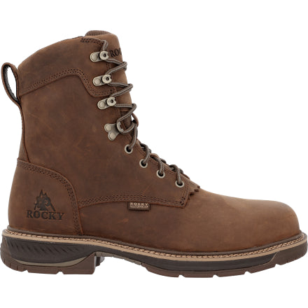 Rocky Men's Ride Lte 8" Carbon Toe Western Work Boot - Brown - RKW0480 - Overlook Boots