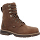 Rocky Men's Ride Lte 8" Carbon Toe Western Work Boot - Brown - RKW0480 7 / Medium / Brown - Overlook Boots