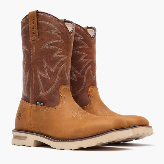 Rocky Grindstone XTR Bota Vaquera de Trabajo para Hombre, 11 Pulgadas - Café - RKW0483 - Imagen 3