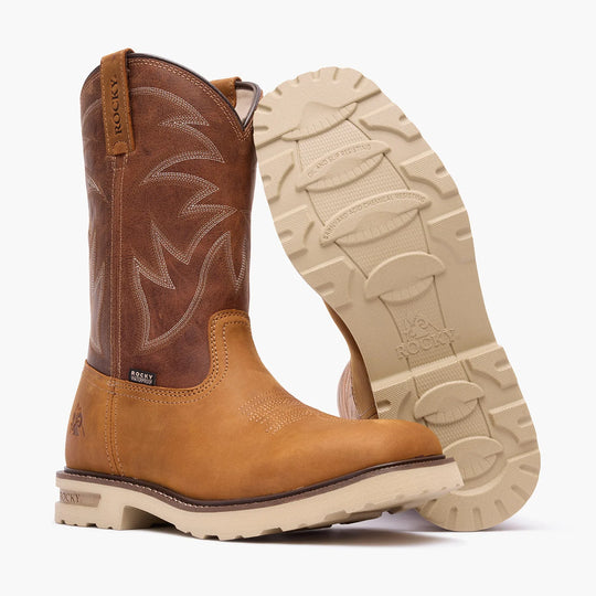 Rocky Grindstone XTR Bota Vaquera de Trabajo para Hombre, 11 Pulgadas - Café - RKW0483 - Imagen 5