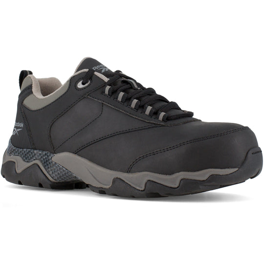 Reebok Men's Beamer Composite Toe Athletic Work Shoe- Black- RB1062 6 / Medium / Black - Overlook Boots