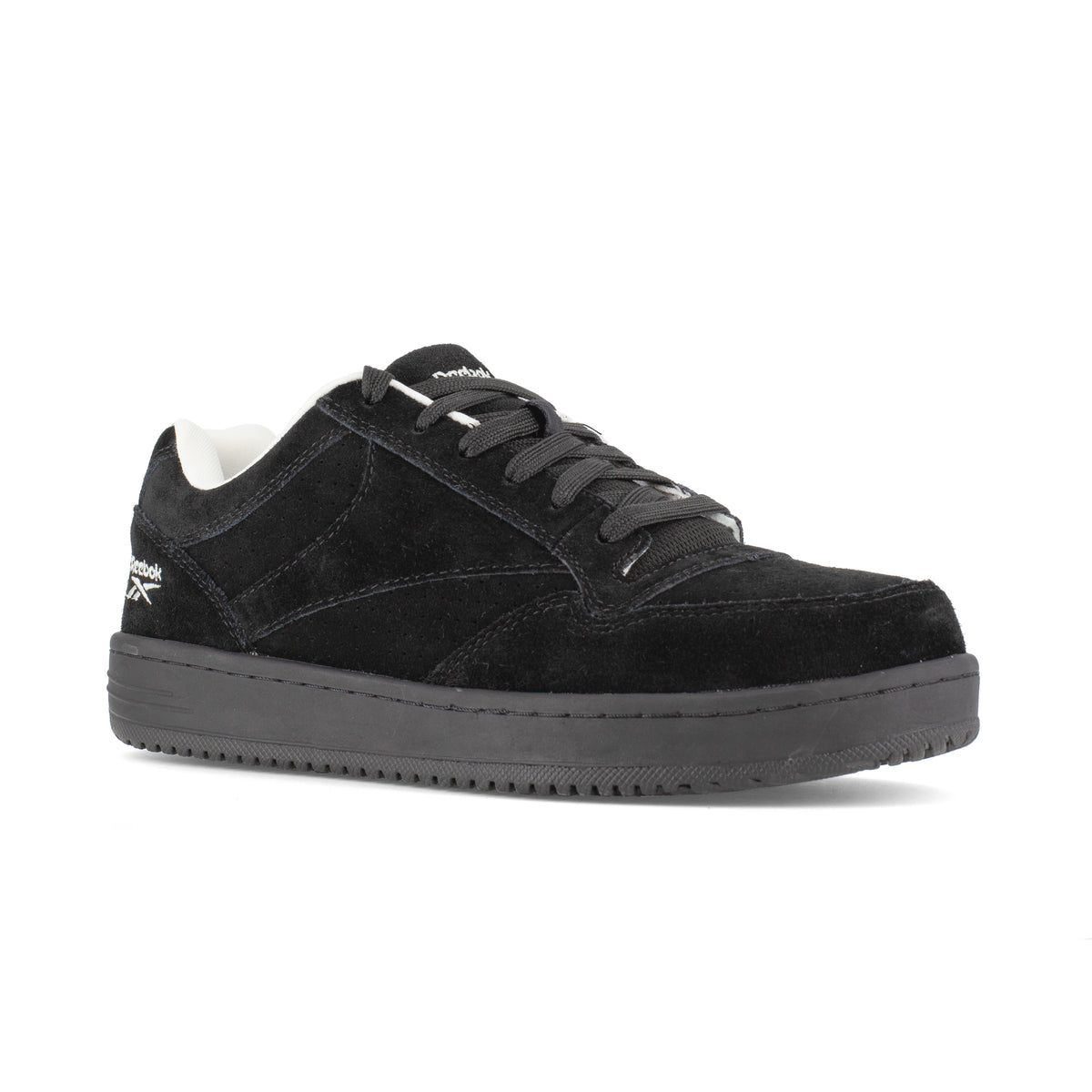 Reebok Women's Soyay Steel Toe Slip Resistant Skate Work Shoe - Black - RB191 6 / Medium / Black - Overlook Boots