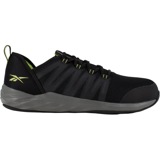 Reebok Men's Astroride Steel Toe Athletic Work Shoe- Black- RB2214 - Overlook Boots