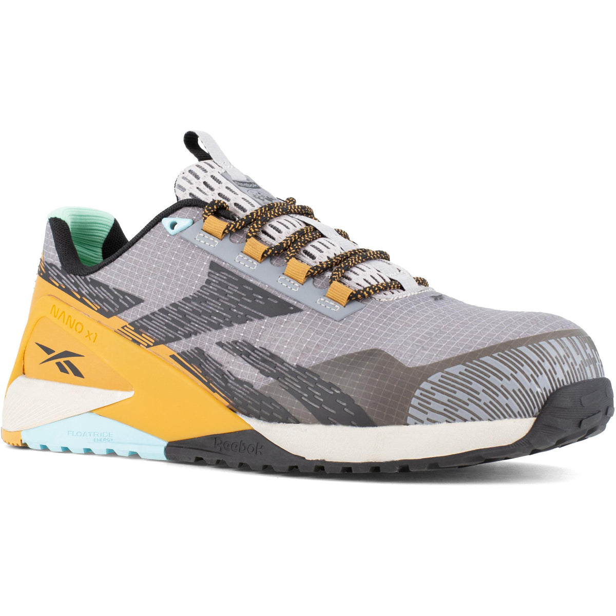 Reebok Men's Nano X1 Adventure Composite Toe Athletic Work Shoe- Silver- RB3482 7 / Medium / Grey - Overlook Boots