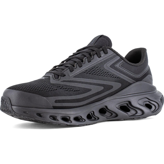 Reebok Women's Fuel Flex Comp Toe Athletic Work Shoe- Black- RB630 - Overlook Boots