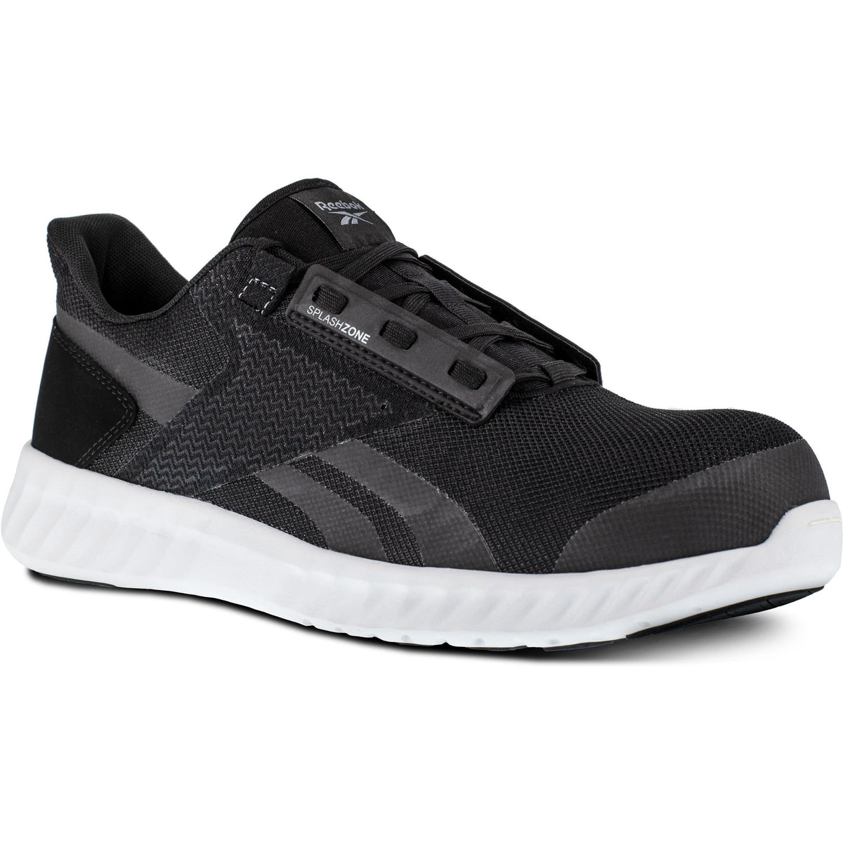 Reebok Men's Sublite Legend Composite Toe Athletic Work Shoe- Black- RB4023 4 / Medium / Black - Overlook Boots