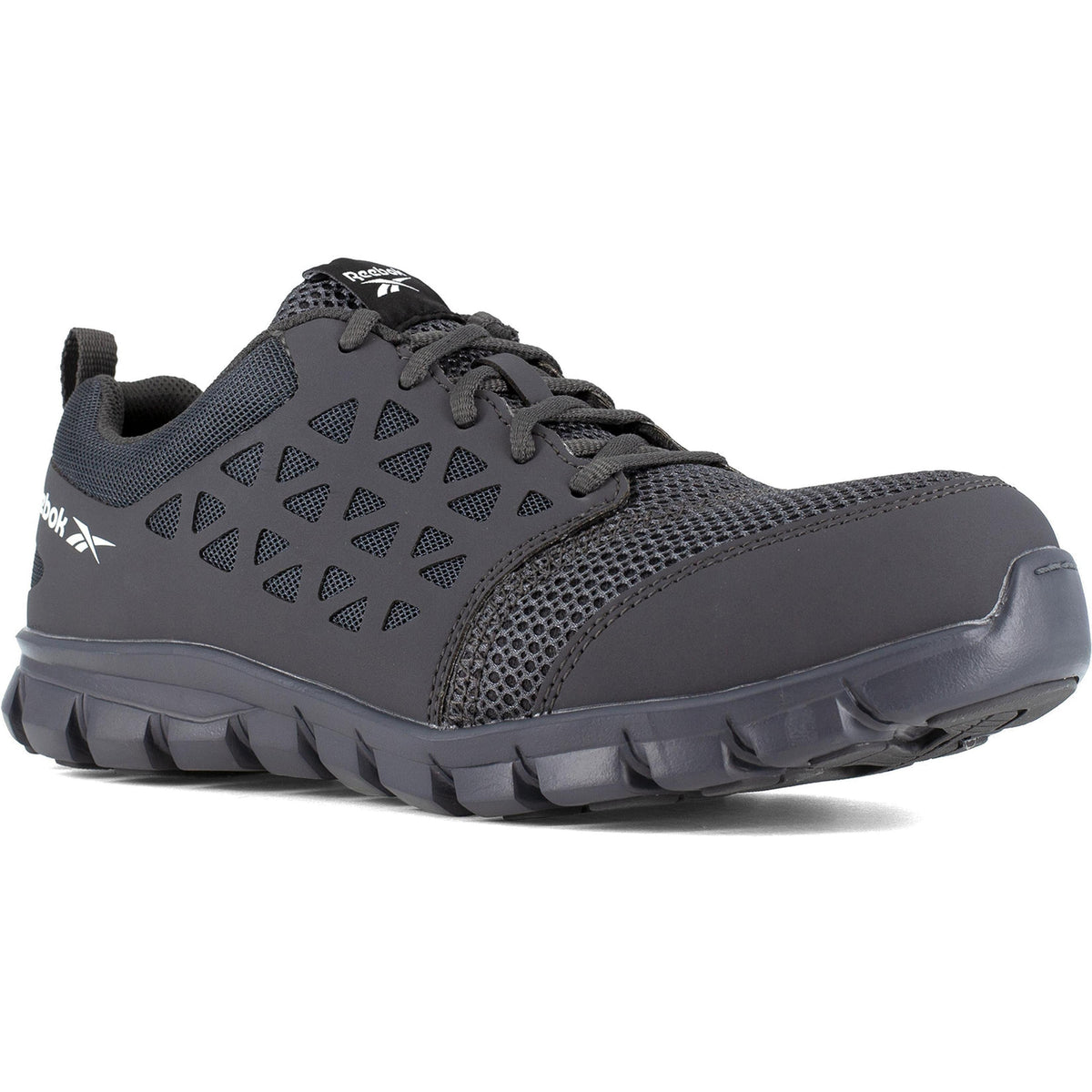 Reebok Sublite Cushion Zapato de Trabajo Deportivo para Hombre, Punta Compuesta - Gris - RB4038