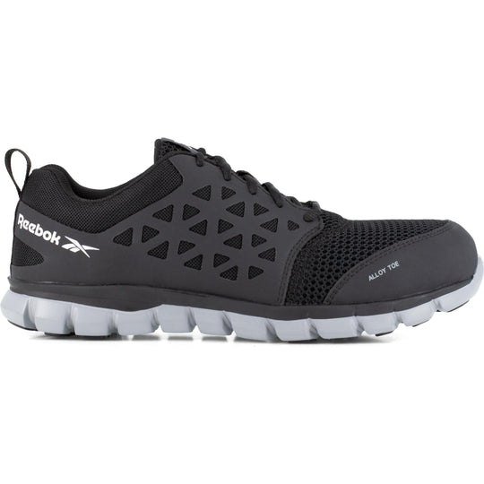 Reebok Women's Sublite Cushion Alloy Toe Athletic Work Shoe - Black - RB041 - Overlook Boots