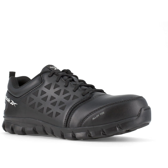 Reebok Sublite Cushion Zapato de Trabajo Deportivo para Hombre, Punta de Aleación - Negro - RB4047