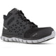 Reebok Men's Sublite Cushion Alloy Toe Athletic Work Shoe- Black- RB4141 4 / Medium / Black - Overlook Boots