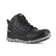 Reebok Women's Sublite Cushion Alloy Toe Athletic Work Shoe - Black - RB142 6 / Medium / Black - Overlook Boots