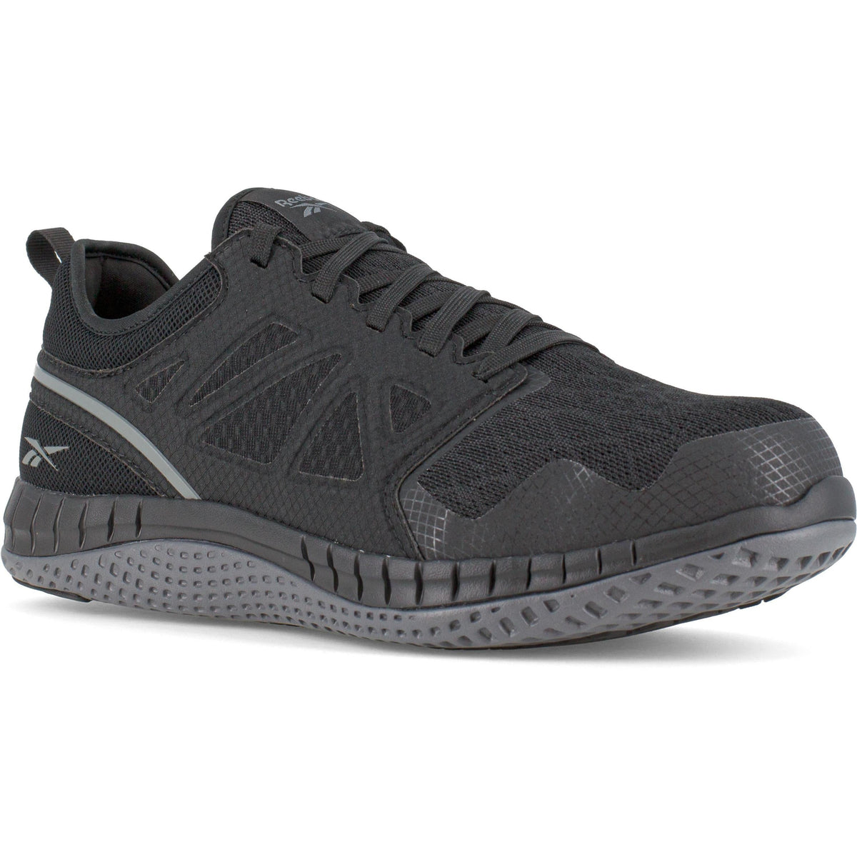 Reebok Men's ZPrint Steel Toe Athletic Work Shoe - Black- RB4251 4 / Medium / Black - Overlook Boots