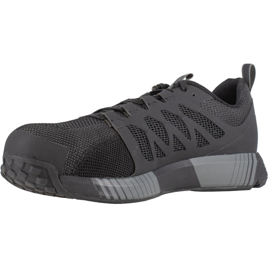 Reebok Men's Fusion Flexweave Composite Toe Athletic Work Shoe - Black - RB4310 - Overlook Boots