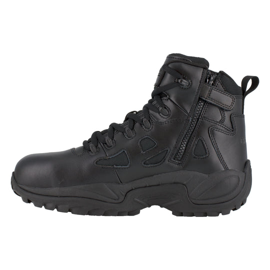 Reebok Men's Rapid Response RB 6" Composite Toe Police Duty Boot - Black - RB8674 - Overlook Boots