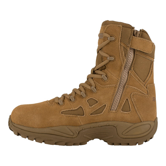 Reebok Women's Rapid Response RB 8" Composite Toe Stealth Military Boot - Coyote - RB885 - Overlook Boots
