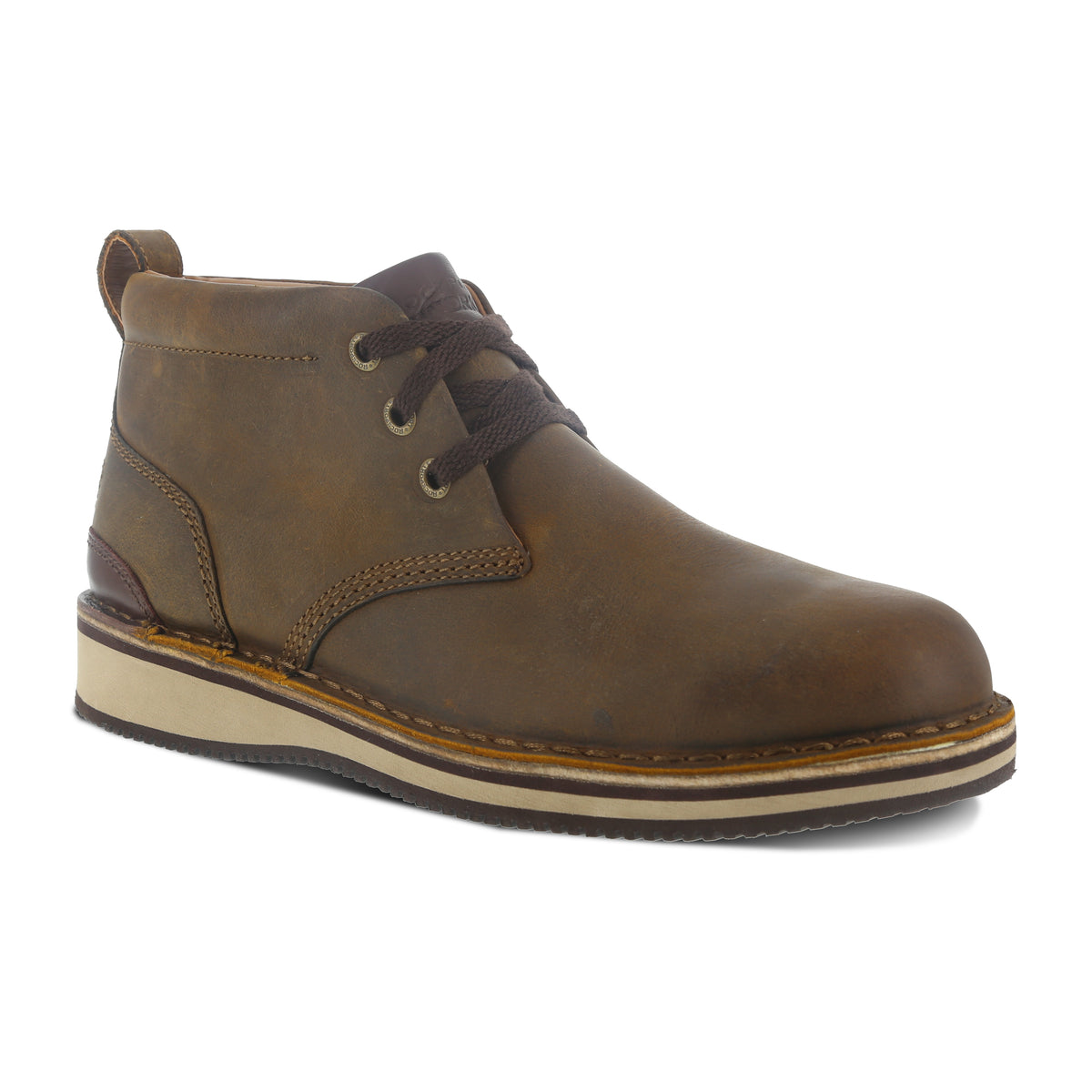 Rockport Men's Prestige Point Steel Toe Chukka Work Shoe - Brown - RK2801 7 / Medium / Brown - Overlook Boots