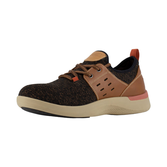 Rockport Men's TruFlex Composite Toe Two Eye Tie Sneaker Work Shoe - Brown - RK4690 - Overlook Boots
