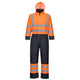 Portwest Hi-Vis Contrast Winter Coverall - Orange/Navy - S485 Small / Orange - Overlook Boots