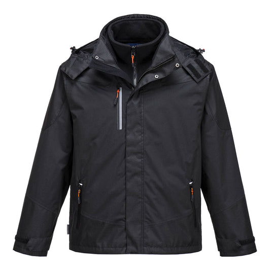 Portwest Radial 3-in-1 Jacket - Black - S553 X-Small / Black - Overlook Boots