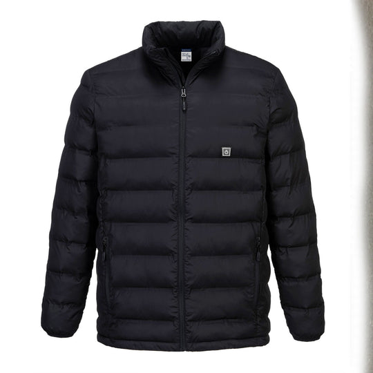 Portwest Ultrasonic Heated Tunnel Jacket - Black - S557 Small / Black - Overlook Boots