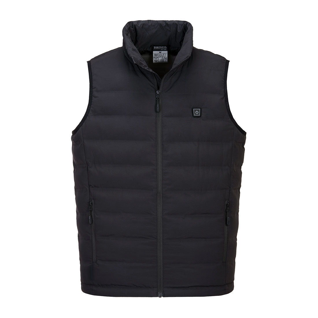 Portwest Ultrasonic Heated Tunnel Bodywarmer - Black - S558 Small / Black - Overlook Boots