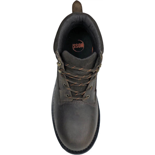 Hoss Scout Bota de Servicio para Hombre, Punta de Acero - Café - 60215 - Imagen 4