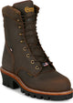Chippewa Men's Super Logger 9" WP Insulated Soft Toe Logger Boot - Brown - SL5408 - Overlook Boots