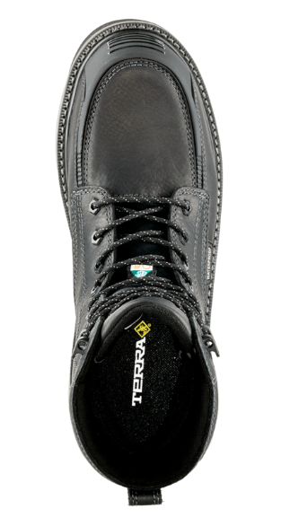 Terra Men's Ironstone 8" Composite Toe Waterproof Safety Work Boot - Black - 839FBK - Overlook Boots