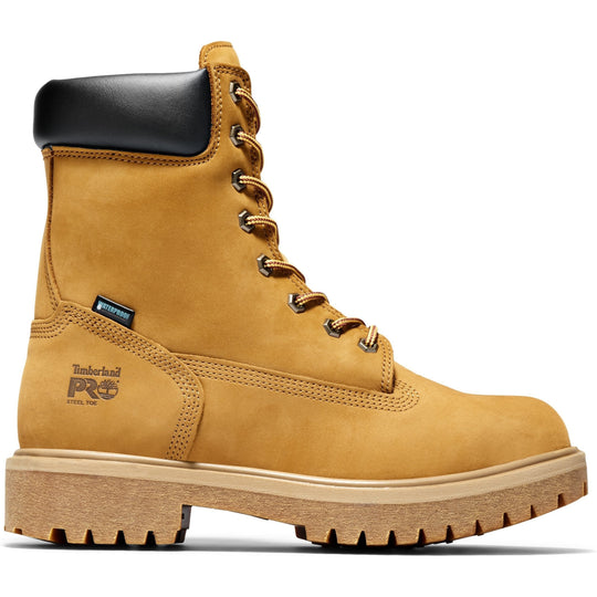 Timberland PRO Men's Direct Attach 8" Steel Toe Waterproof 400G Insulated Work Boot - Brown - TB126002713 - Overlook Boots