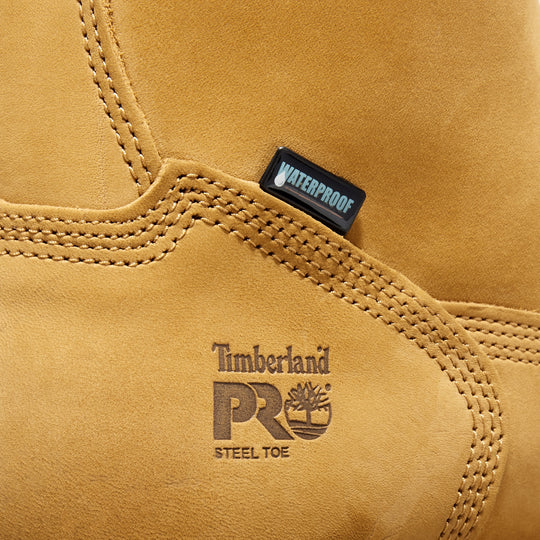 Timberland PRO Men's Direct Attach 8" Steel Toe Waterproof 400G Insulated Work Boot - Brown - TB126002713 - Overlook Boots