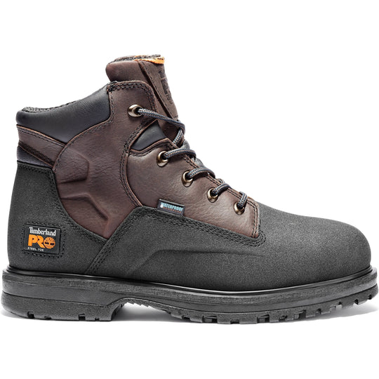Timberland PRO Men's Powerwelt 6" Steel Toe Waterproof Work Boot - Brown - TB147001242 - Overlook Boots