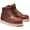 Timberland PRO Men's Barstow Wedge 6" Moc Toe Alloy Toe Work Boot - Rust - TB188559214 7 / Medium / Rust - Overlook Boots