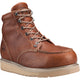 Timberland PRO Men's Barstow Wedge 6" Moc Toe Alloy Toe Work Boot - Rust - TB188559214 - Overlook Boots
