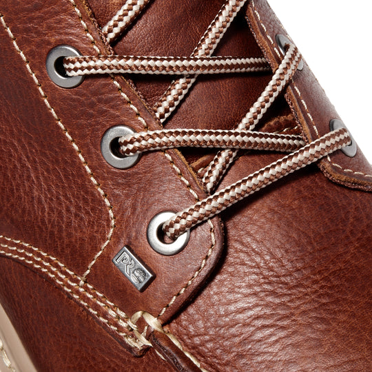 Timberland PRO Men's Barstow Wedge 6" Moc Toe Alloy Toe Work Boot - Rust - TB188559214 - Overlook Boots