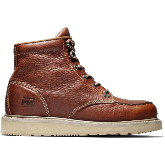 Timberland PRO Men's Barstow Wedge 6" Soft Toe Work Boot - Rust - TB189647214 - Overlook Boots