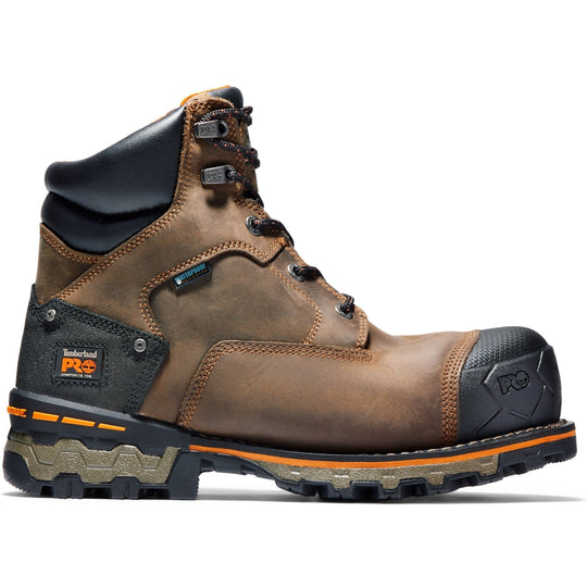Timberland PRO Men's Boondock 6" Composite Toe Waterproof Work Boots - TB192615214 - Overlook Boots