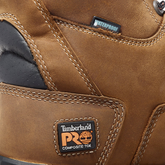 Timberland PRO Men's Boondock 8" Composite Toe Waterproof Work Boot - TB192671214 - Overlook Boots