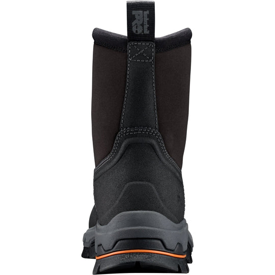Timberland PRO Men's Stockdale 8" Alloy Toe Waterproof Pull-on Work Boot - Black - TB1A1AXG001 - Overlook Boots