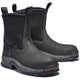 Timberland PRO Men's Stockdale 8" Alloy Toe Waterproof Pull-on Work Boot - Black - TB1A1AXG001 3.5 / Medium / Black - Overlook Boots