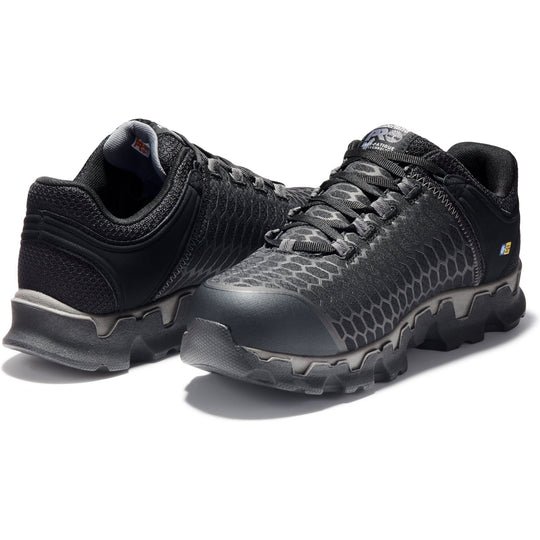 Timberland Pro Men's Powertrain Sport Alloy Toe SD+ Work Shoe - Black - TB1A1B6U001 - Overlook Boots