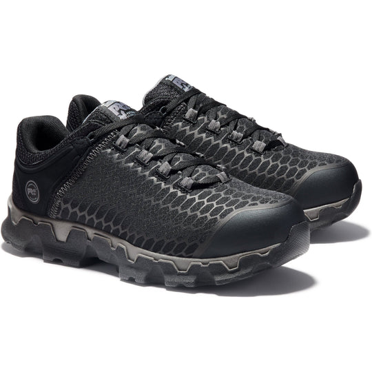 Timberland Pro Men's Powertrain Sport Alloy Toe SD+ Work Shoe - Black - TB1A1B6U001 7 / Medium / Black Ripstop Nylon - Overlook Boots