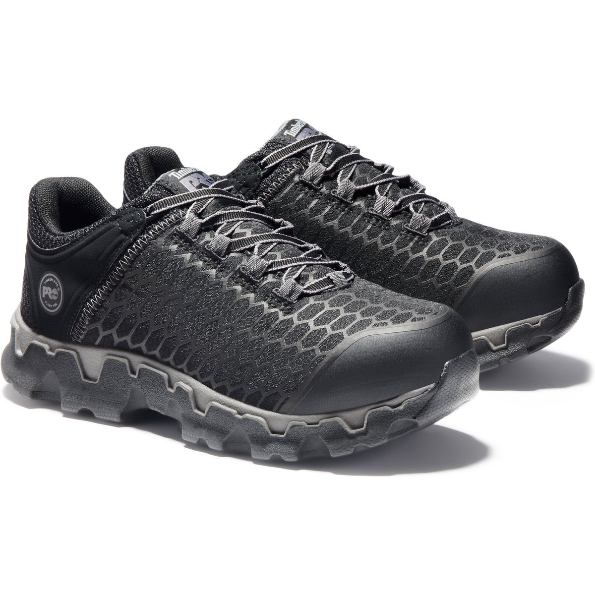 Timberland PRO Women's Powertrain Sport Alloy Toe SD+ Work Shoe - Black - TB1A1B7F001 5.5 / Medium / Black - Overlook Boots