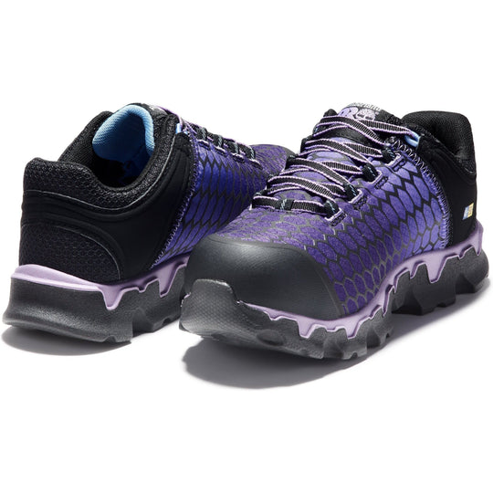 Timberland PRO Women's Powertrain Sport Alloy Toe SD+ Work Shoe - Black/Purple - TB1A1H1S001 - Overlook Boots
