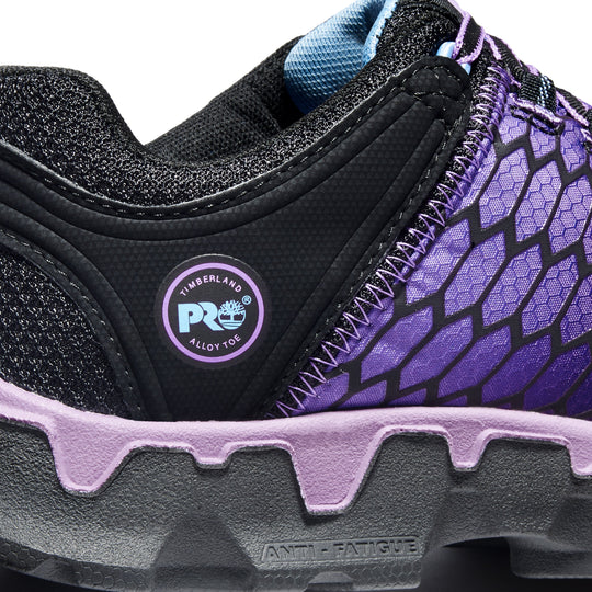 Timberland PRO Women's Powertrain Sport Alloy Toe SD+ Work Shoe - Black/Purple - TB1A1H1S001 - Overlook Boots