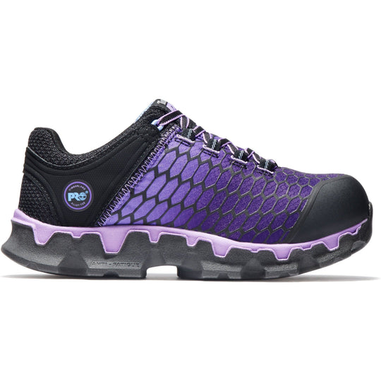 Timberland PRO Women's Powertrain Sport Alloy Toe SD+ Work Shoe - Black/Purple - TB1A1H1S001 - Overlook Boots